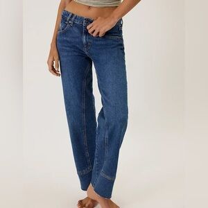 NWT We The Free Women's High Rise Risk Taker Straight Denim Jeans Size 26